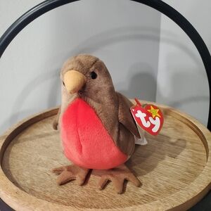 TY EARLY THE ROBIN BIRD BEANIE BABY RETIRED 1997 /ERROR 